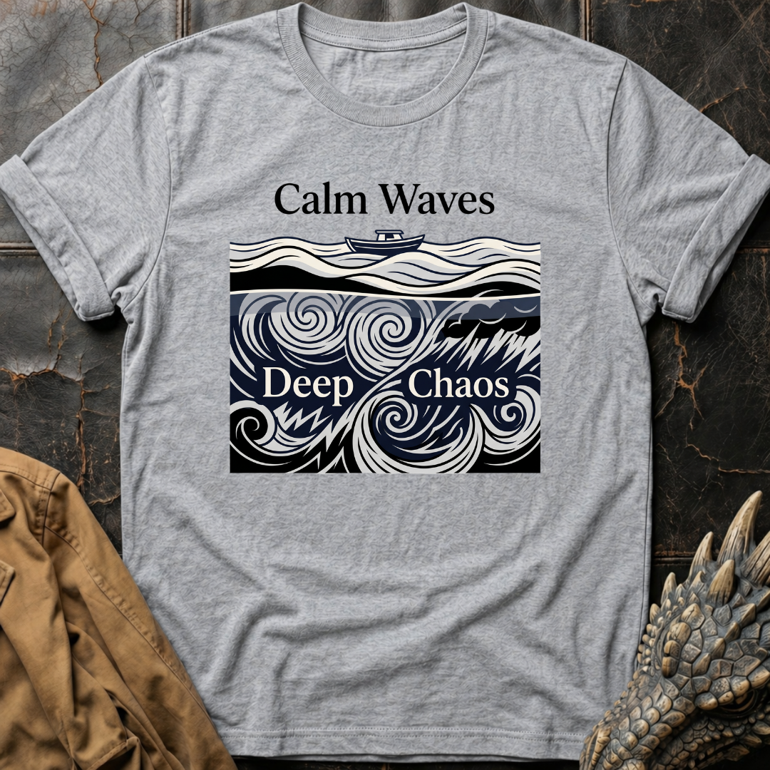 Calm Waves Deep Chaos | T-Shirt