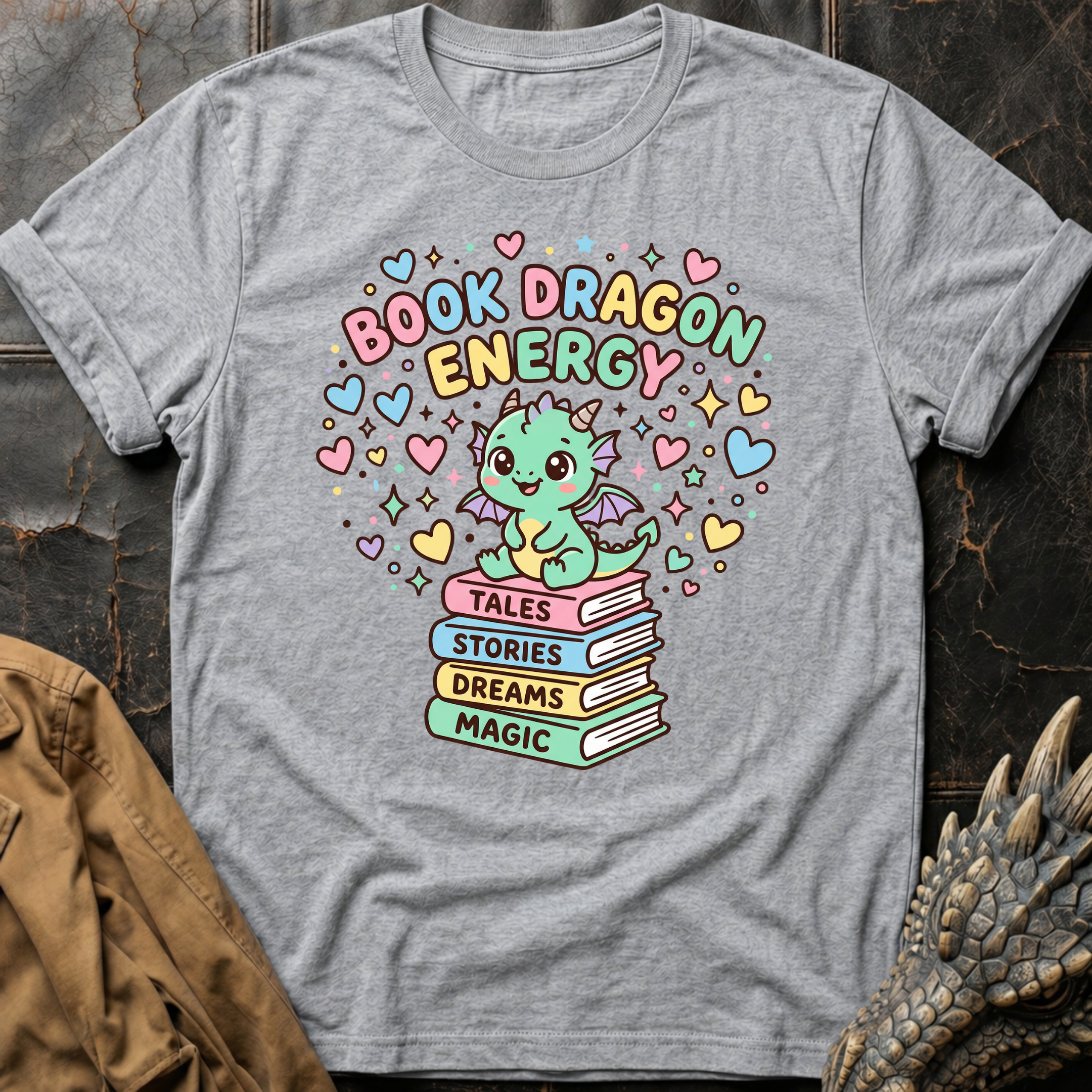 Book Dragon Energy T-Shirt