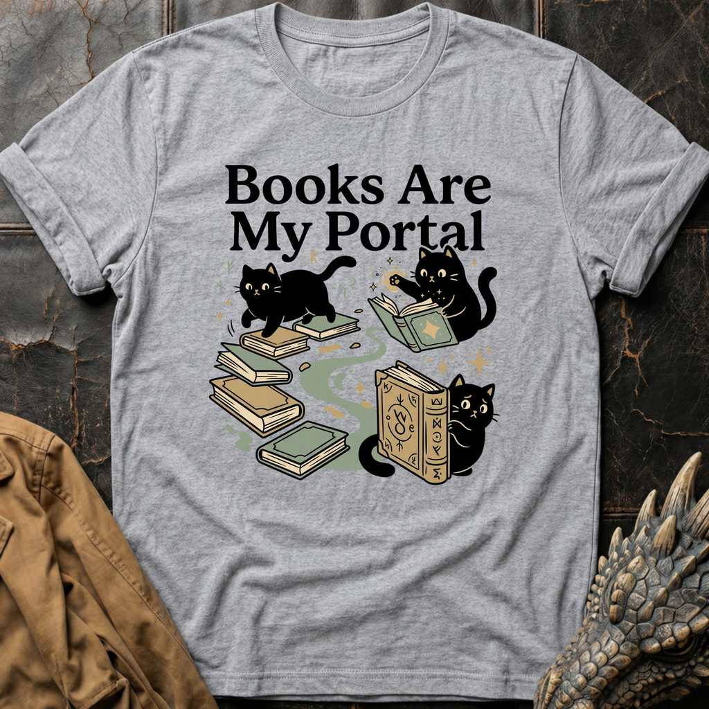 Books Are My Portal T-Shirt