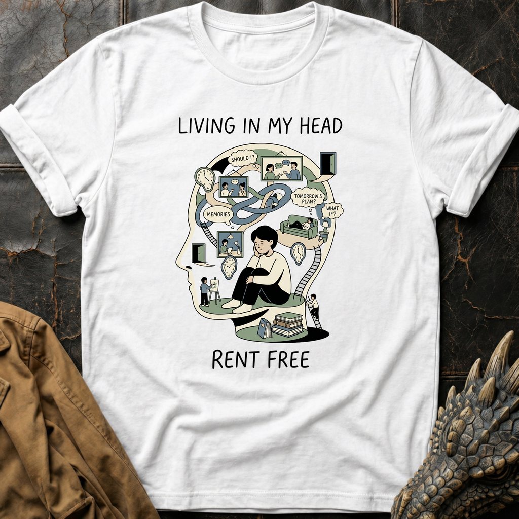 Living In My Head Rent Free | T-Shirt