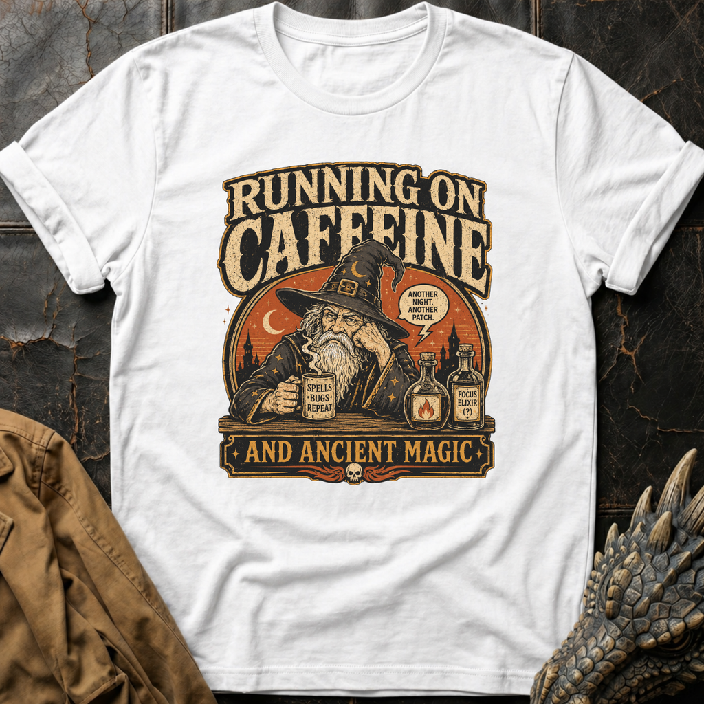 Running On Caffeine  | T-Shirt
