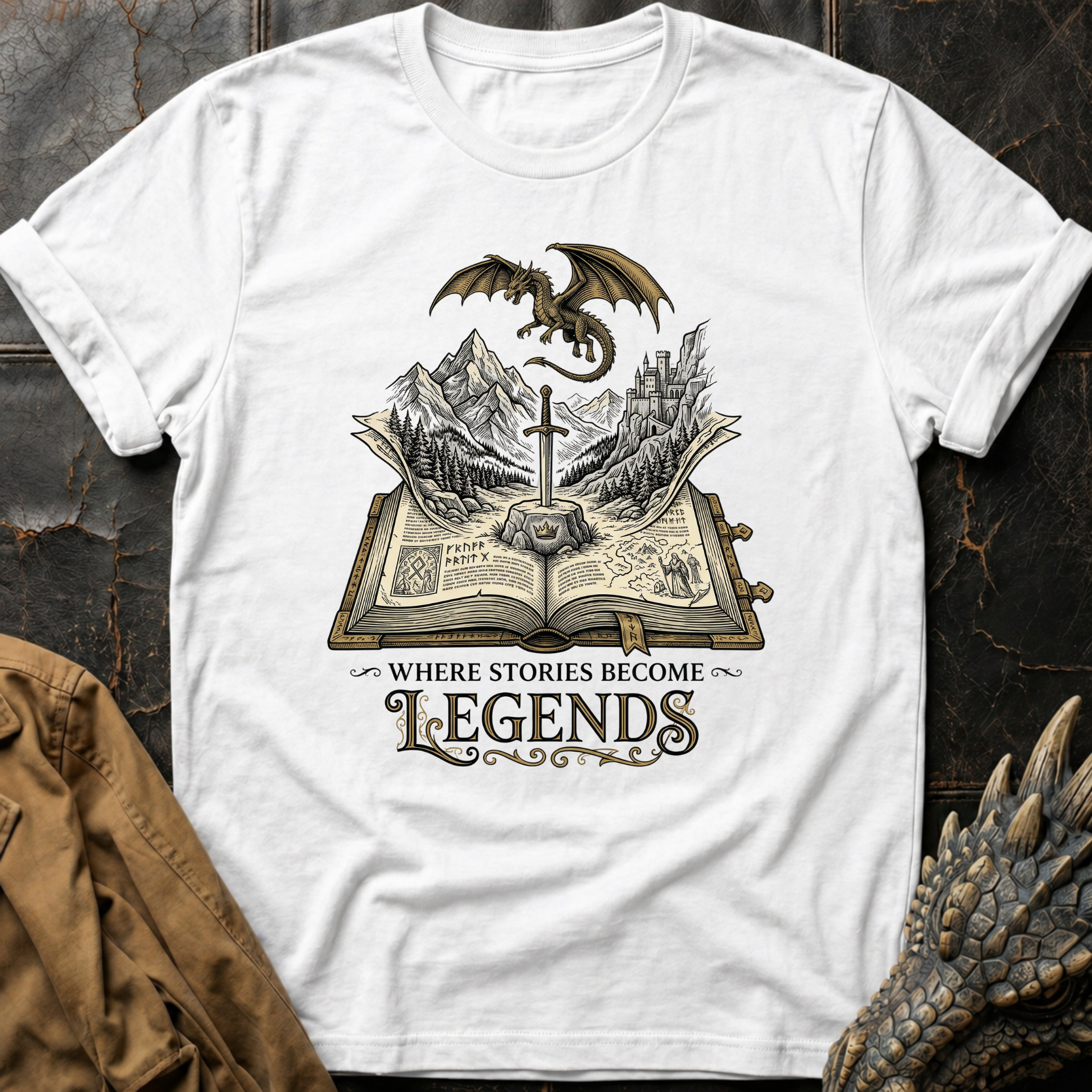 Where Stories Become Legends T-Shirt