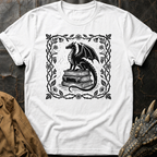 Dragon And Books | T-Shirt