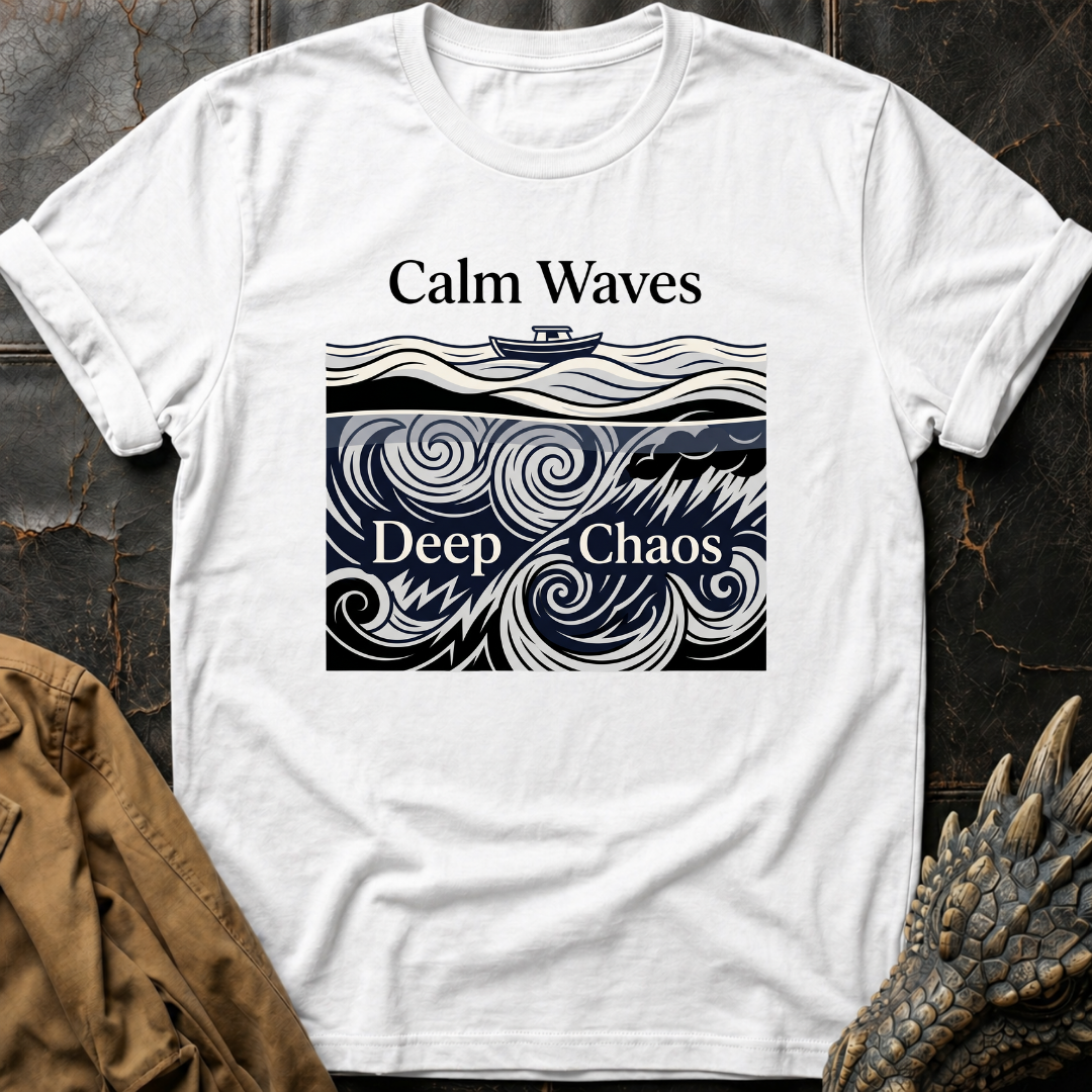 Calm Waves Deep Chaos | T-Shirt