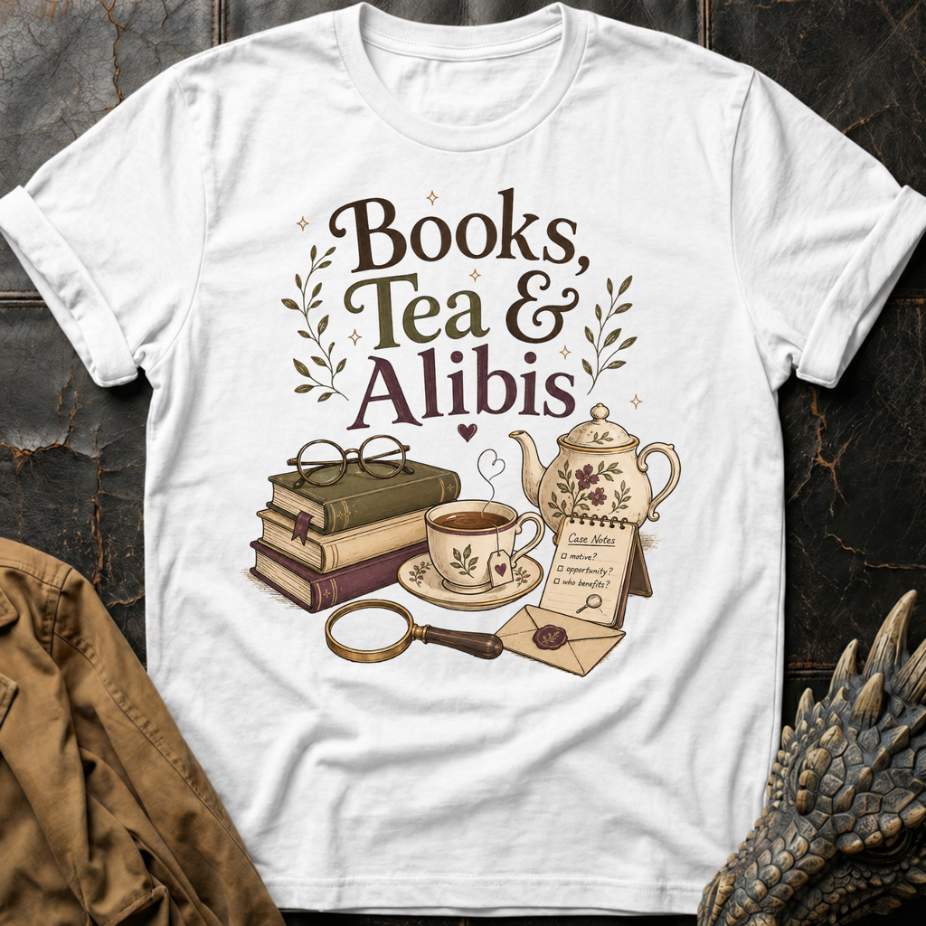 Books, Tea & Alibis | T-Shirt
