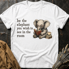 Bookish Elephant | T-Shirt