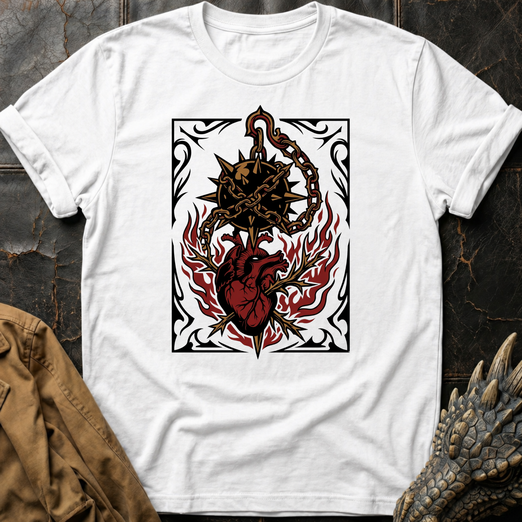 Heart and Flames  | T-Shirt