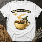 Tea, Books & Dragons T-Shirt
