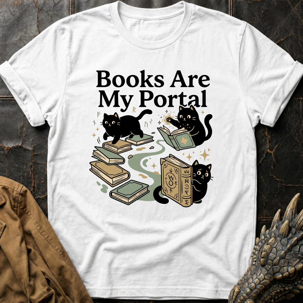 Books Are My Portal T-Shirt