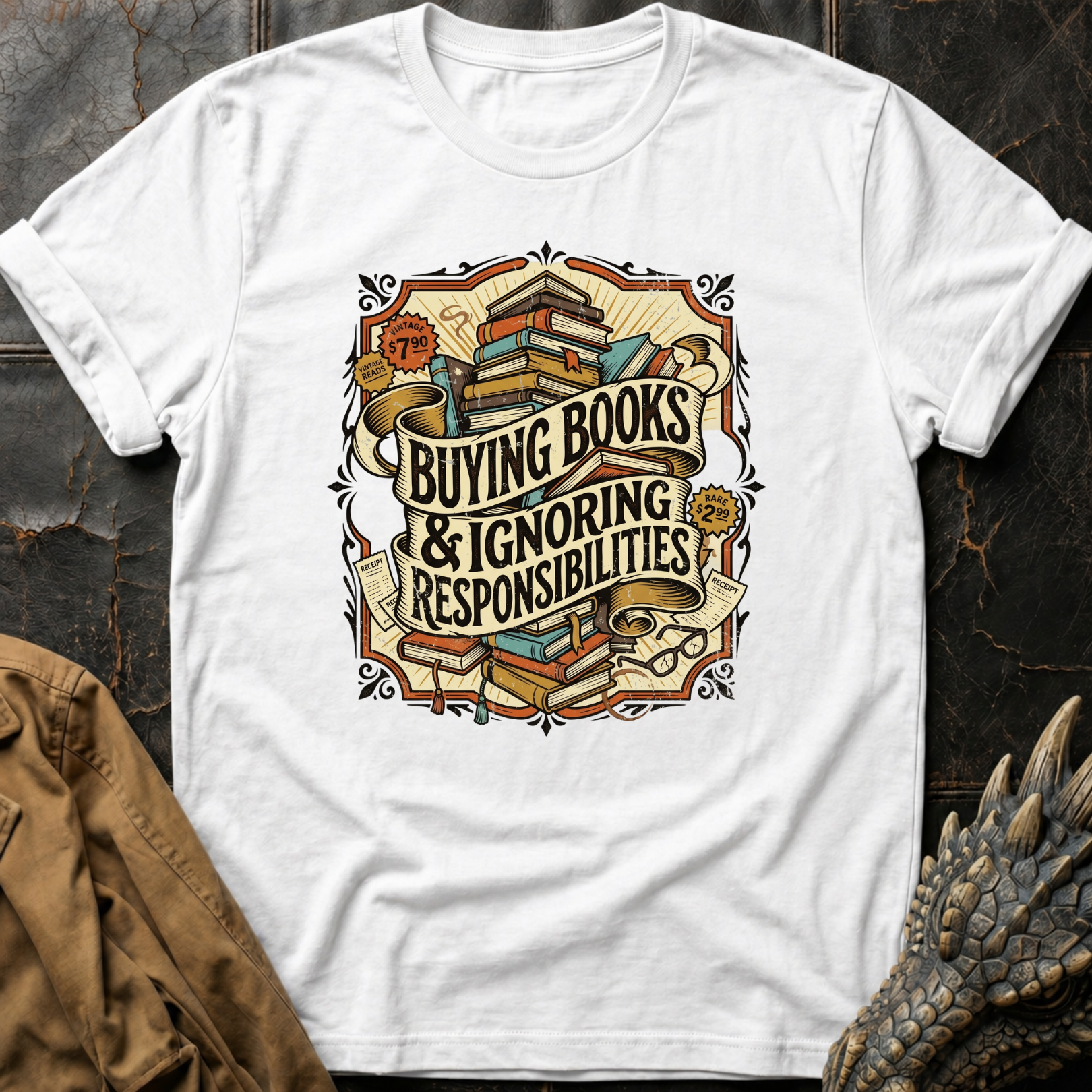 Buying Books | T-Shirt