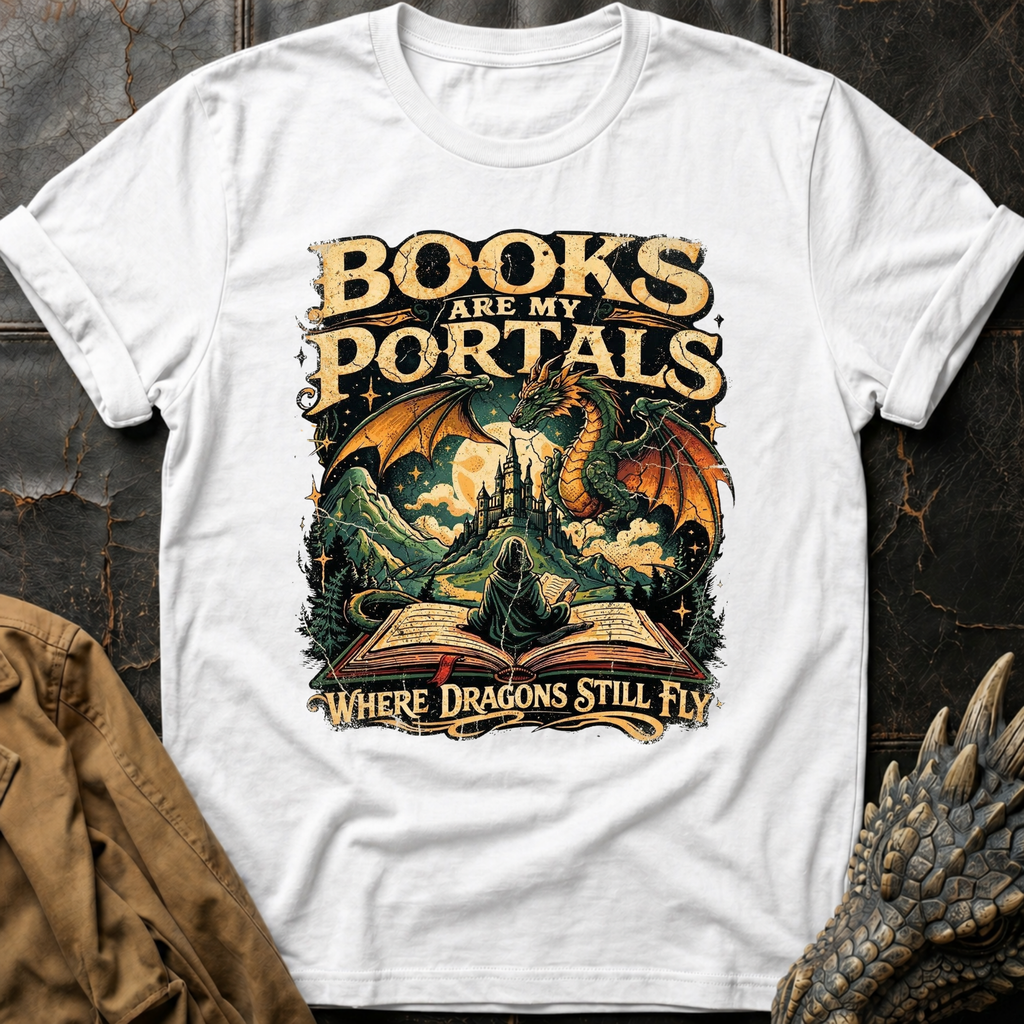 Books Are My Portals T-Shirt
